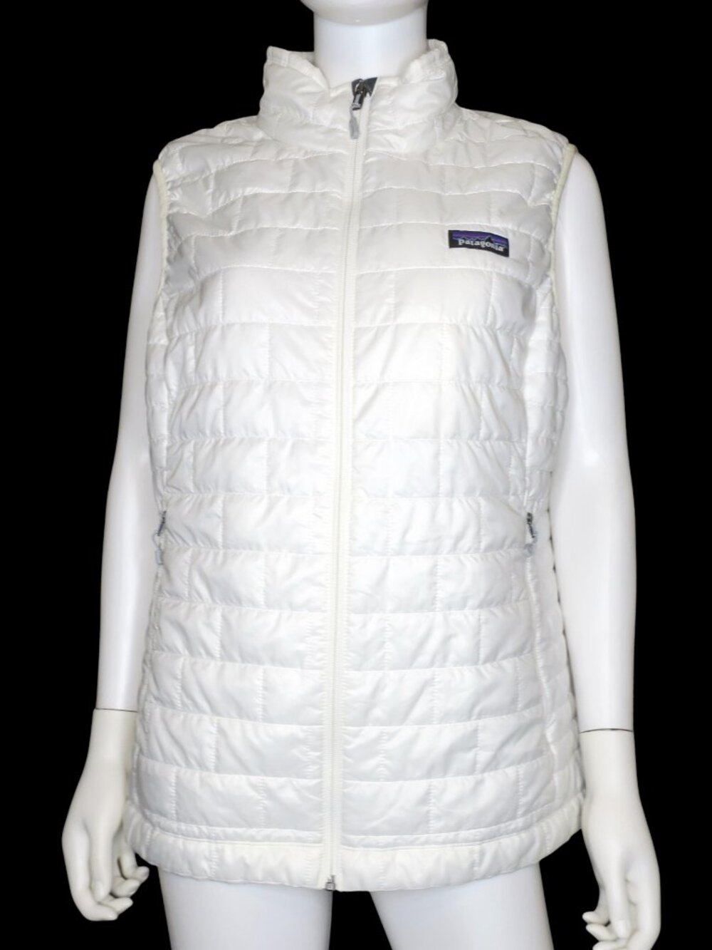 Patagonia Puff Nano White Puffer Vest Women's Sz XL - Picture 2 of 8